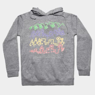 Rainbow City Skyline Hoodie